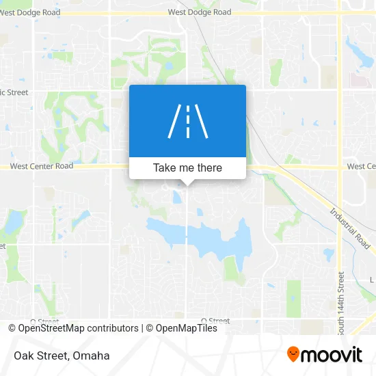 Mapa de Oak Street