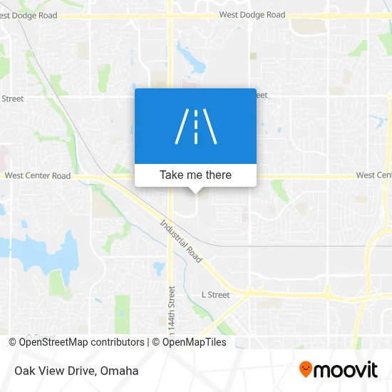 Oak View Drive map