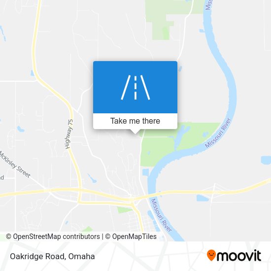 Mapa de Oakridge Road