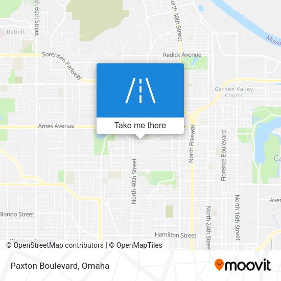 Paxton Boulevard map