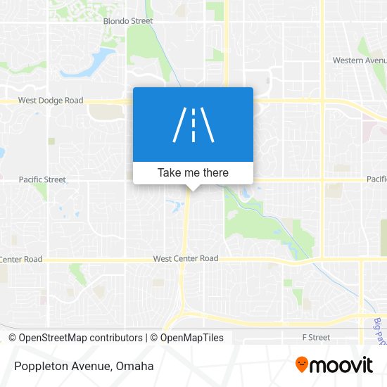 Mapa de Poppleton Avenue
