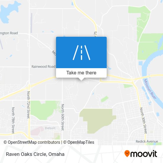 Mapa de Raven Oaks Circle