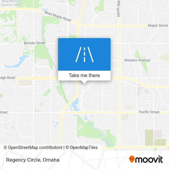 Regency Circle map