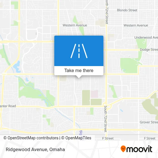 Ridgewood Avenue map