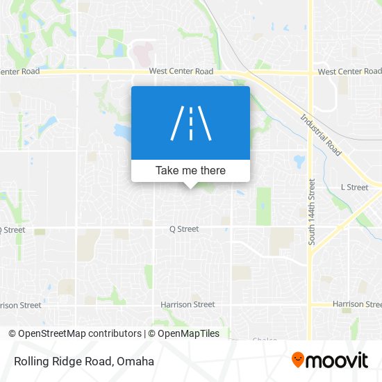 Rolling Ridge Road map