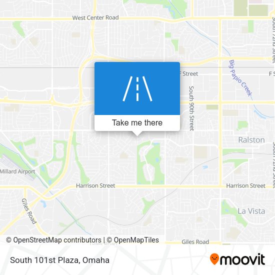 Mapa de South 101st Plaza