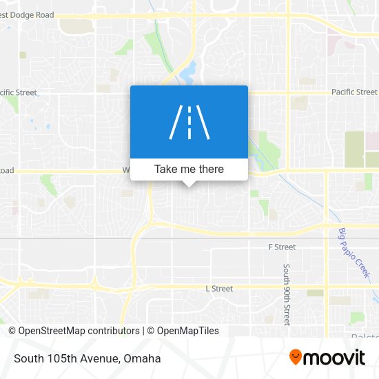 Mapa de South 105th Avenue