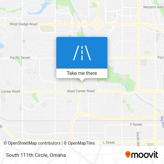 South 111th Circle map