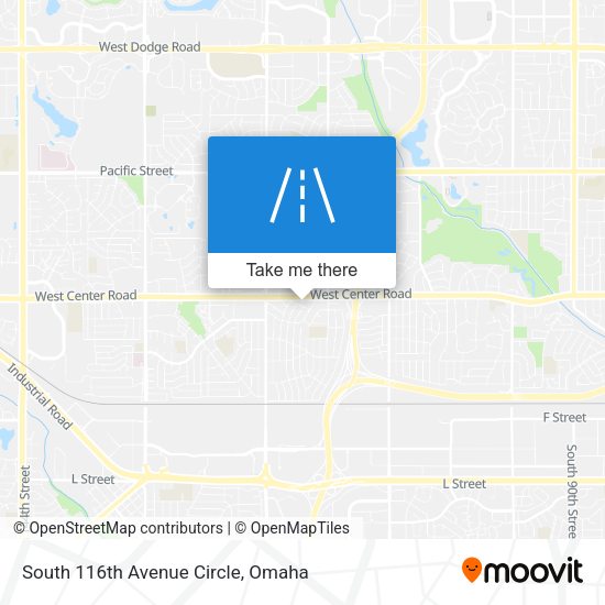 Mapa de South 116th Avenue Circle