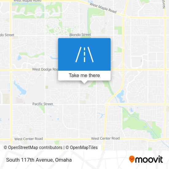 Mapa de South 117th Avenue