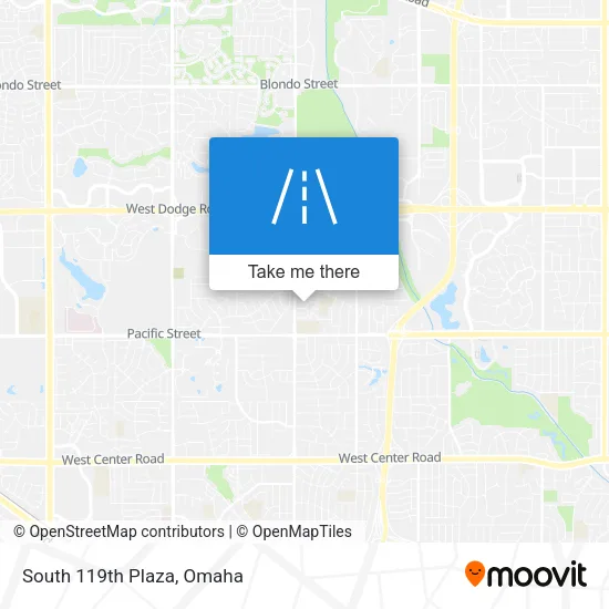 South 119th Plaza map