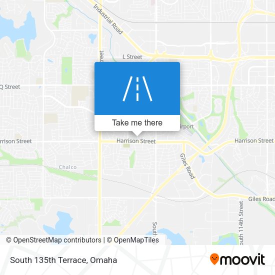 Mapa de South 135th Terrace