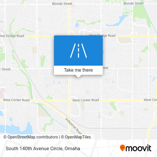 Mapa de South 140th Avenue Circle