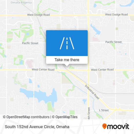 Mapa de South 152nd Avenue Circle