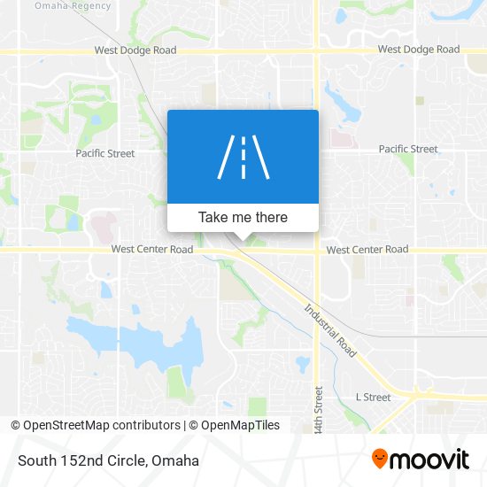 South 152nd Circle map