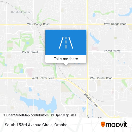 South 153rd Avenue Circle map