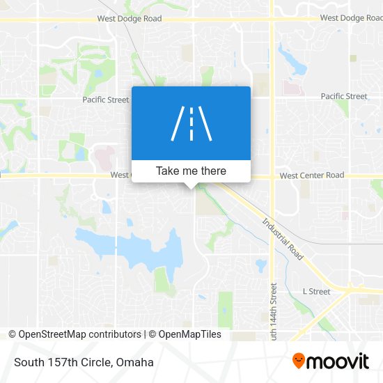 Mapa de South 157th Circle
