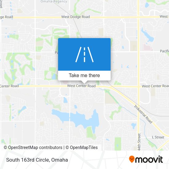 Mapa de South 163rd Circle