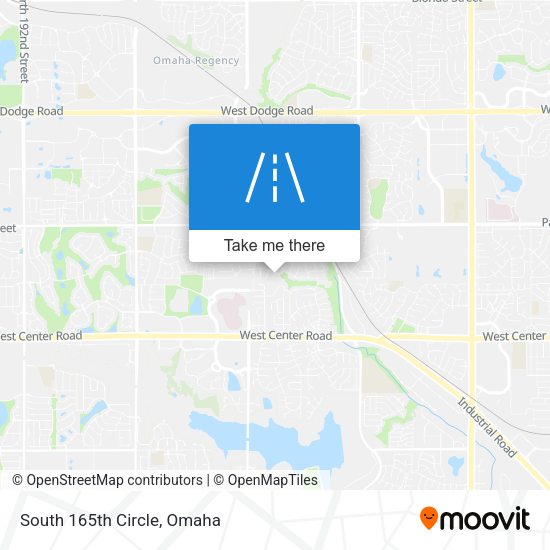Mapa de South 165th Circle