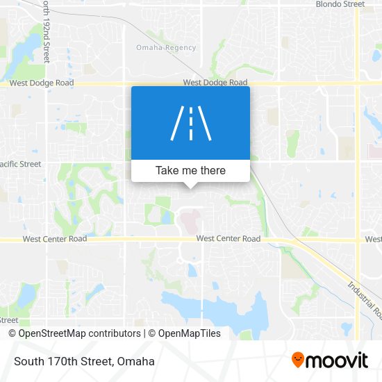 South 170th Street map