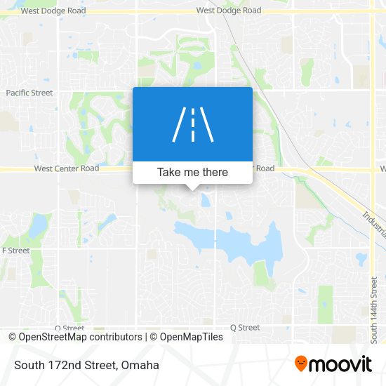 South 172nd Street map