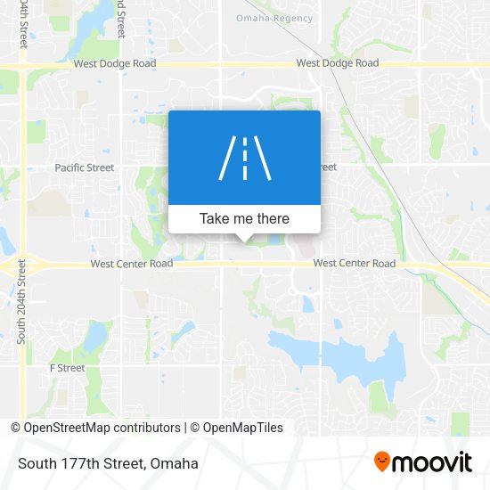 South 177th Street map