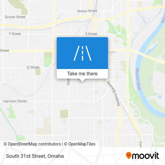 Mapa de South 31st Street