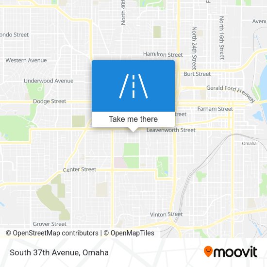 Mapa de South 37th Avenue