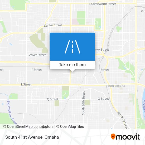 Mapa de South 41st Avenue