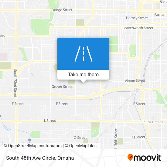 South 48th Ave Circle map