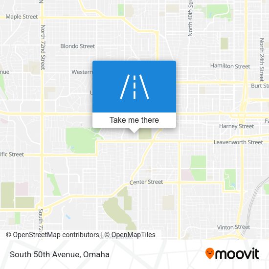 Mapa de South 50th Avenue