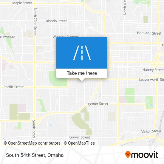 Mapa de South 54th Street