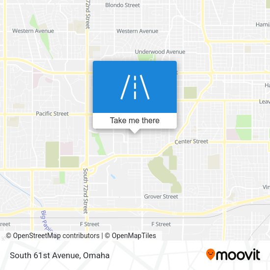 Mapa de South 61st Avenue