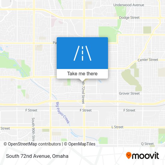 Mapa de South 72nd Avenue