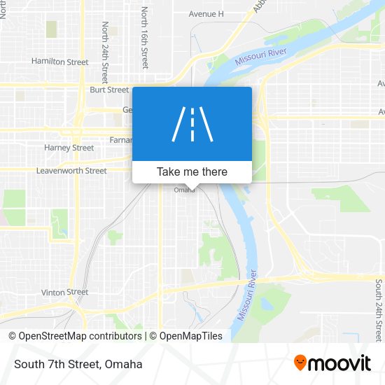 Mapa de South 7th Street