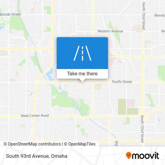 Mapa de South 93rd Avenue