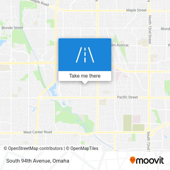 Mapa de South 94th Avenue