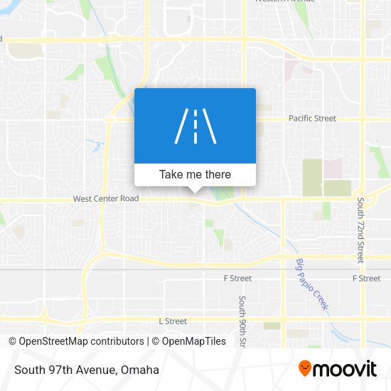 Mapa de South 97th Avenue