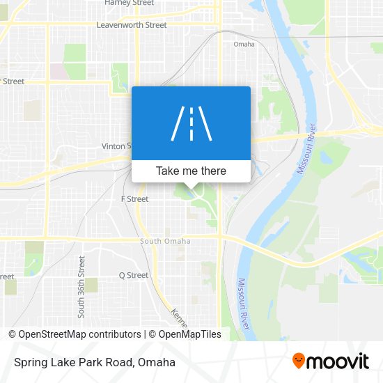 Spring Lake Park Road map