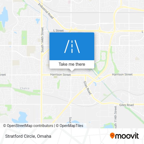 Mapa de Stratford Circle
