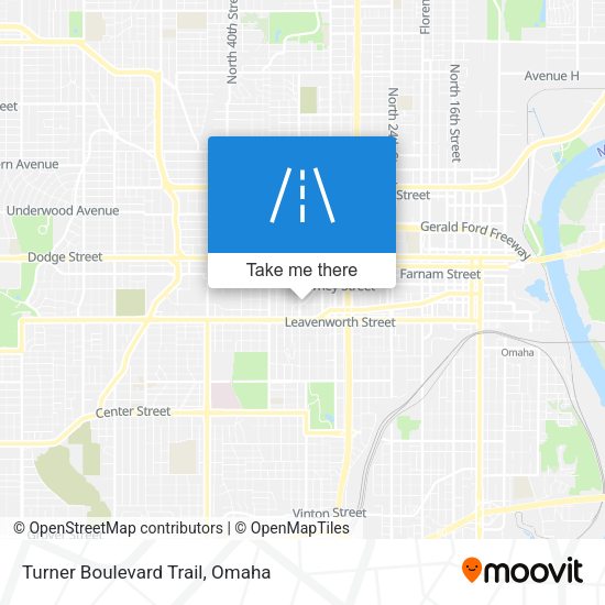 Turner Boulevard Trail map