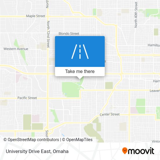 Mapa de University Drive East