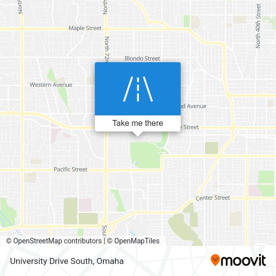 University Drive South map