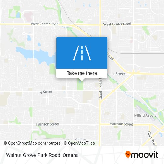 Walnut Grove Park Road map