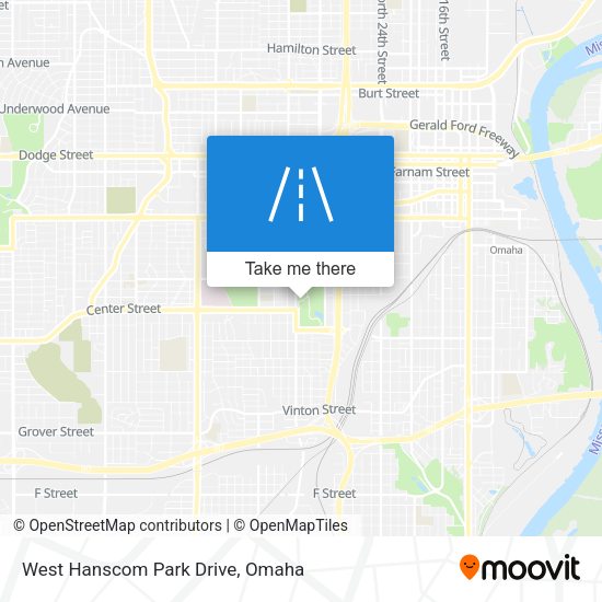 West Hanscom Park Drive map