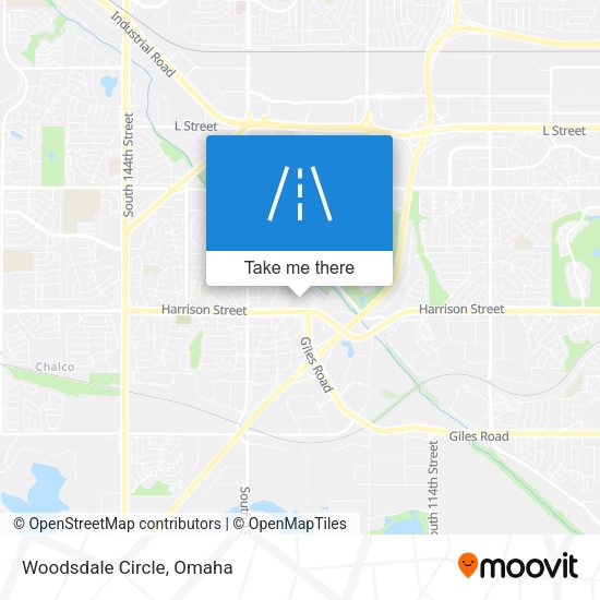 Mapa de Woodsdale Circle