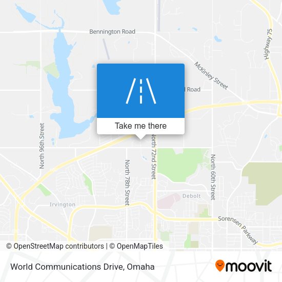 Mapa de World Communications Drive