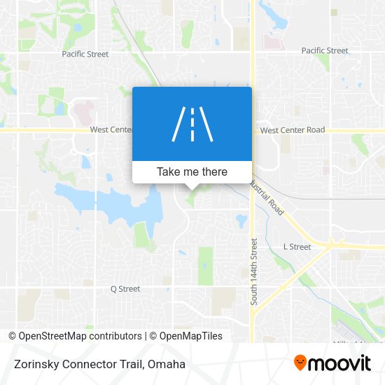 Mapa de Zorinsky Connector Trail