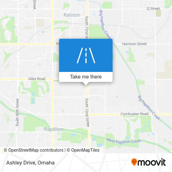 Mapa de Ashley Drive