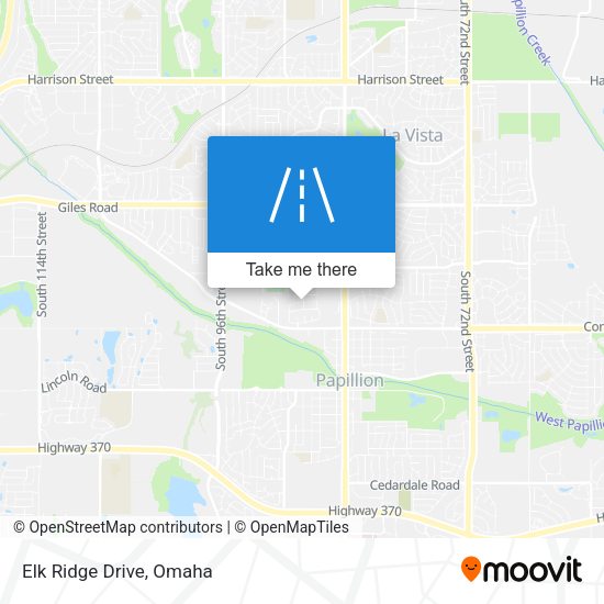 Elk Ridge Drive map